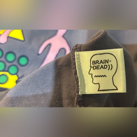 Brain Dead Ants Purple Graphic Long Sleeve T-Shirt Men’s Small - Picture 8 of 9